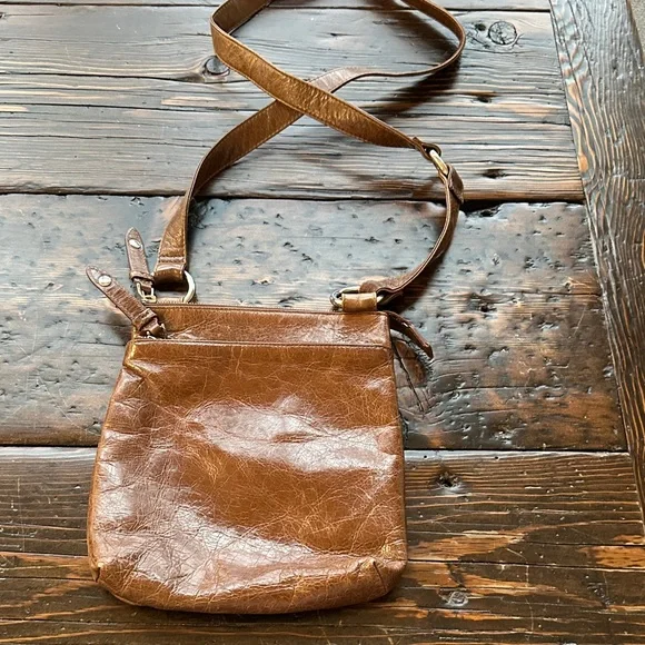 HOBO Brown Leather Crossbody Bag - Picture 2 of 10